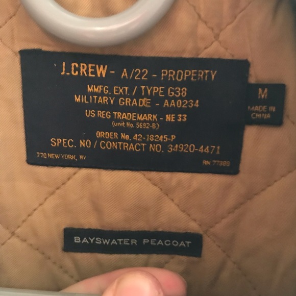 J Crew BayWater PeaCoat - Picture 2 of 3